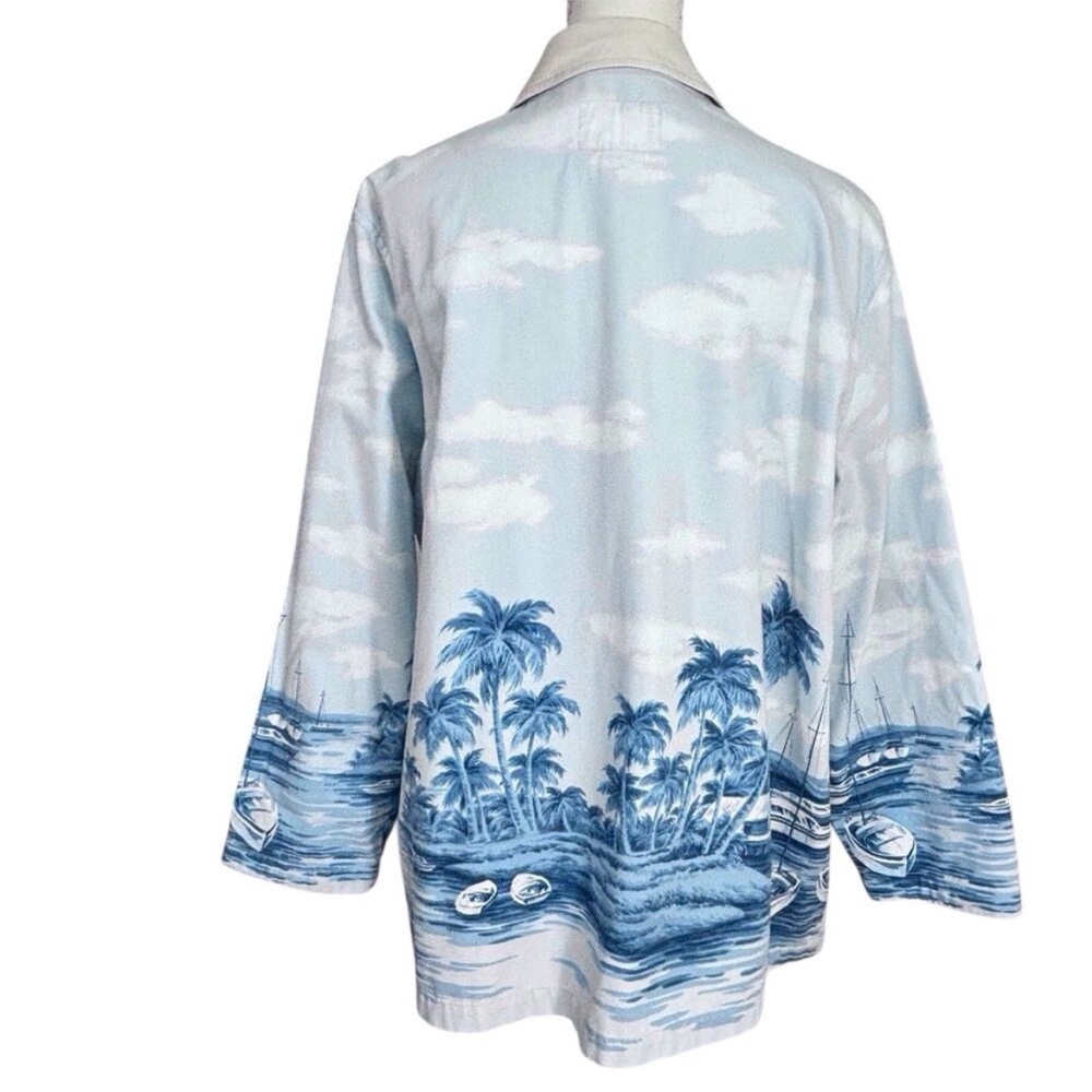 Polo Ralph Lauren tropical beach Palm tree chore coat barn jacket nautical ocean - Picture 5 of 8